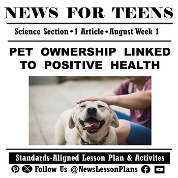 Preview of Science_Health Benefits of Dog Ownership_Current Event News Article Reading_2023
