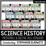 Science History Bell Ringers | Printable & Digital