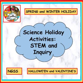 Preview of Science Holiday Activities: STEM and Inquiry lessons NGSS aligned