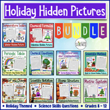 Science Holiday Color by Number Bundle