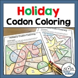 Science Holiday Coloring Activity- DNA, Protein Synthesis 
