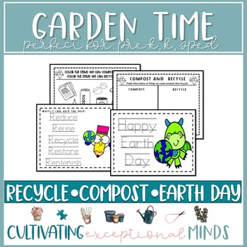 Preview of Adapted Science Unit | Home Learning | Earth Day & Recycling | ESY | End of Year