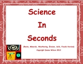 Science In Seconds:  Rocks, Soil, Minerals, and Fossil Dai