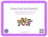 Science Incentive Punch Cards