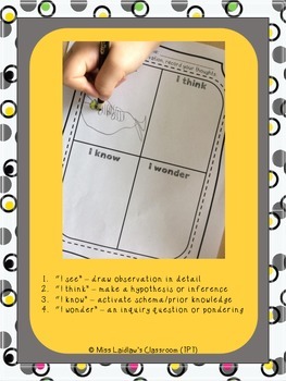Science Inquiry Observation Sheets for Students by Miss Laidlaw's Classroom