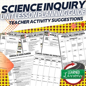 Preview of Science Inquiry Lesson Plan Guide | NGSS | Earth Science Lesson Plans