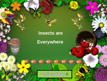 Preview of Power Point: Science; Insects are Everywhere