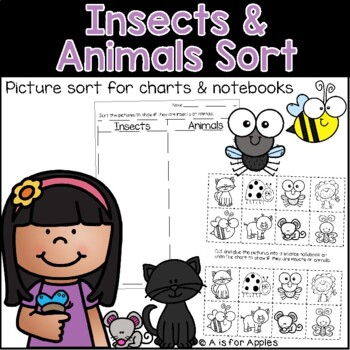 Preview of Insect and Animal Sort