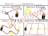 Science Interactive Anchor Chart: Circuits