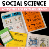 Kindergarten & 1st Grade Science Interactive Notebook Acti