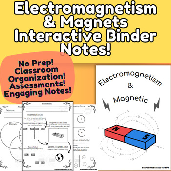 Preview of Science Interactive Notebook/Binder Electromagnetism & Magnets Set!