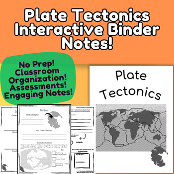 Preview of Science Interactive Notebook/Binder Plate Tectonics Set!