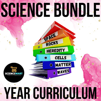 Preview of Science Year Bundle - Upper Elementary & Middle School Science Curriculum