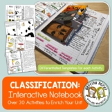 Science Interactive Notebook - Classification