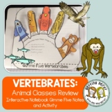 Science Interactive Notebook - Vertebrate Animals - Distan