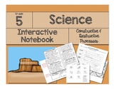 Science Interactive Notebook: Constructive & Destructive Forces