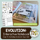Science Interactive Notebook - Evolution, Natural Selectio
