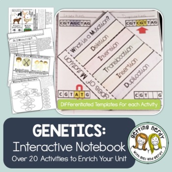 Preview of Science Interactive Notebook - Genetics & Heredity