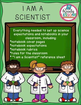 Preview of Back to School Science Interactive Notebook Set Up What is a Scientist Activity
