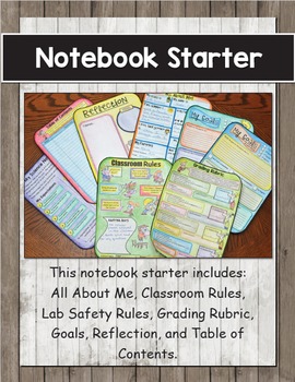 Preview of Science Interactive Notebook Starter