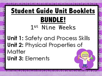 Preview of Science Interactive Notebook Student Guide Booklets BUNDLE!
