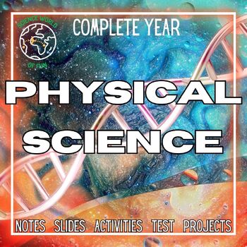 Preview of Matter, Light and Sound Waves Force Unit Bundle | Physical Science Middle School