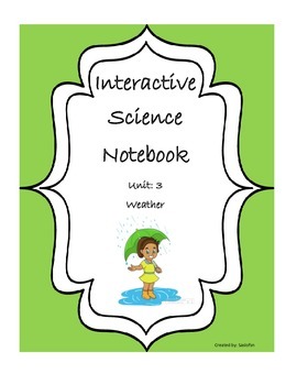 Preview of Science Interactive Notebook for Weather
