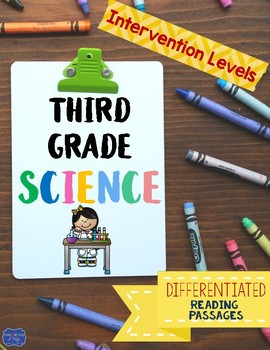 Preview of Science Intervention Level Pack {Differentiated Reading Passages}