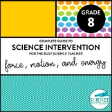 Science Intervention for the Busy Science Teacher - Force,