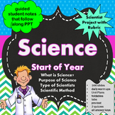 BEGINNING OF YEAR SCIENCE / SCIENCE INTRODUCTION UNIT PPT