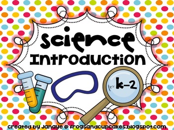 Preview of Science Introduction for K-2