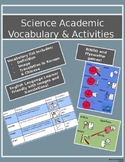 Science Introductory Vocabulary List and Activities