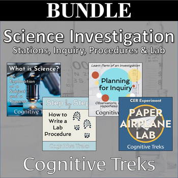 Preview of Science Investigation Bundle | Build Science Skills | Stations, Procedures & Lab