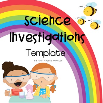 Preview of Science Investigation Template For Kids