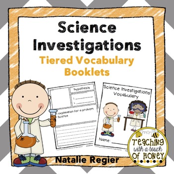 Preview of Science Investigation - Differentiated Vocabulary Templates