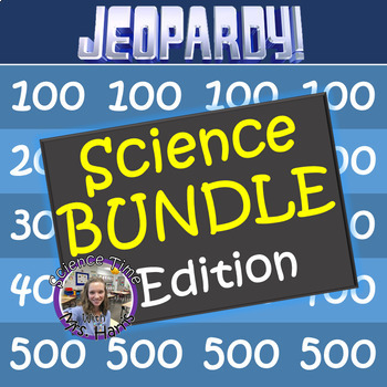 Preview of Science Jeopardy! Review Game (Test Prep, Practice)