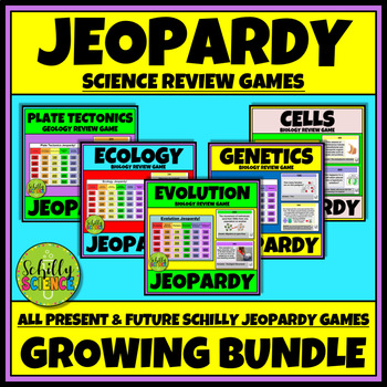 Preview of Science Jeopardy Review Games - Growing Bundle