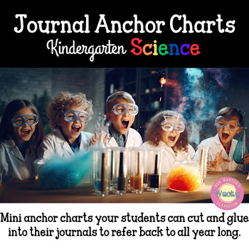 Preview of Science Journal Anchor Charts for Kindergarten
