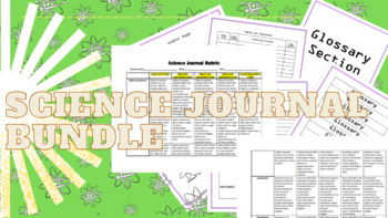 Preview of Science Journal Bundle (Setup Guide, Templates & Rubric)