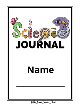 Science Journal Cover by The Funny Teacher Closet | TPT