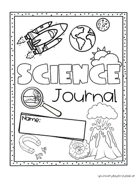 Science Journal Cover by Your Everyday Disney Teacher | TPT