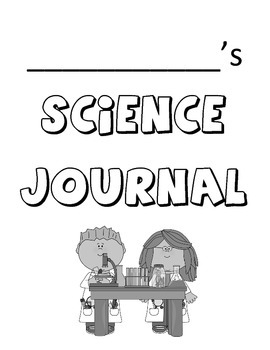 Science Journal Cover Page by Becca Campbell | TPT