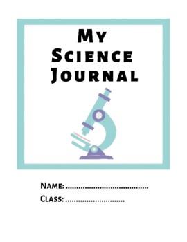 Science Journal Cover/STEM/Science/General Science/Biology/Cover