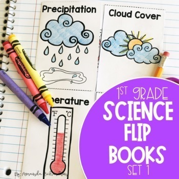 Preview of Science Interactive Notebook for 1st: Weather, Properties of Matter, Temperature