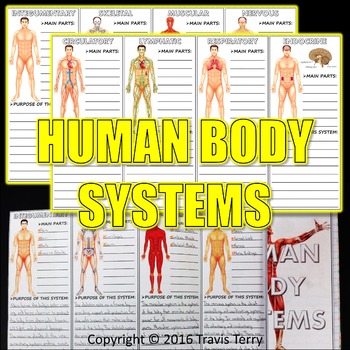 Preview of Science Journal: Human Body Systems Research Activity