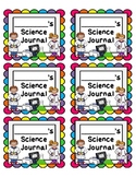 Journal Labels (Science, Writing, Math, Spelling, Reading,