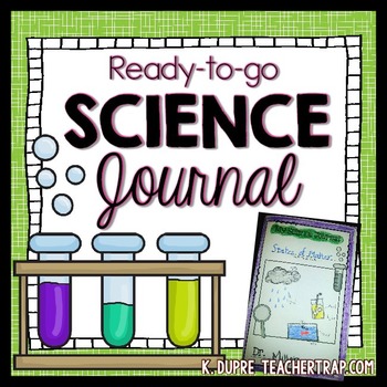 Preview of Science Journal Unit Template