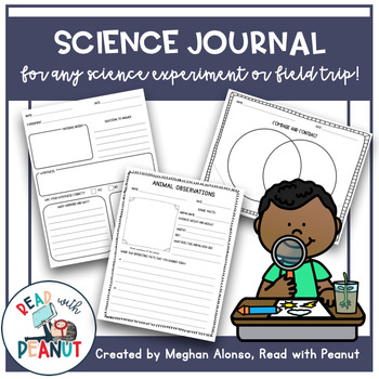 Preview of Science Journal and Worksheets for Field Trips, Book Reports and Experiments