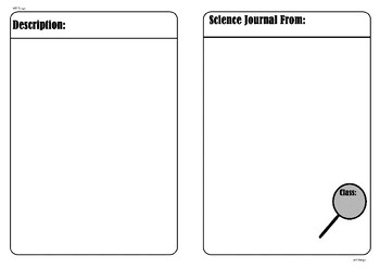 Preview of Science Journal or Diary