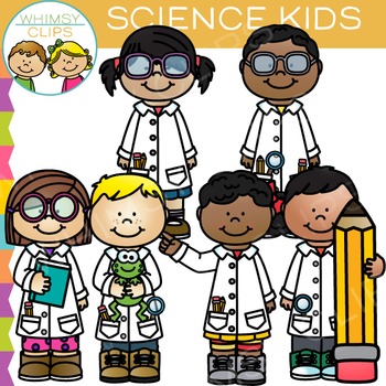 Preview of Science Kids Clip Art